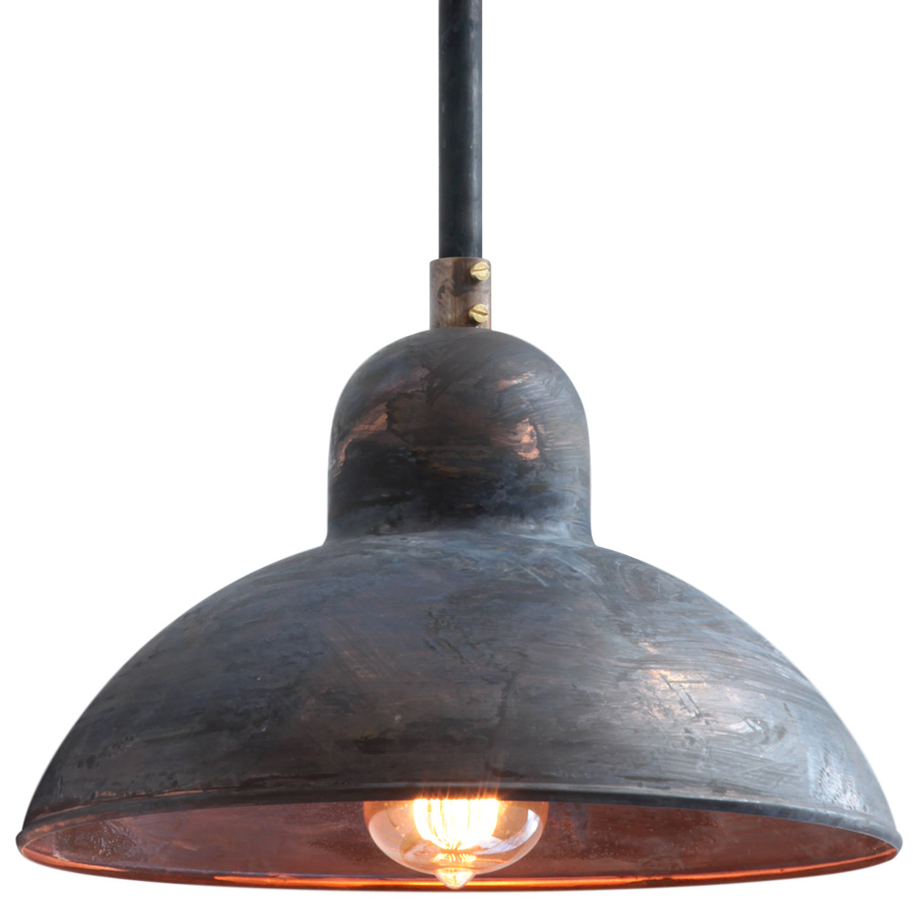 Esstisch Lampe Kupfer Patiniert