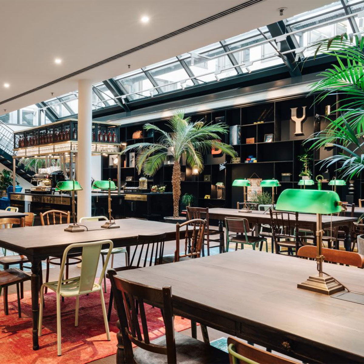 Beleuchtung und Lampen im Ruby Carl CoWorking Space, Düsseldorf